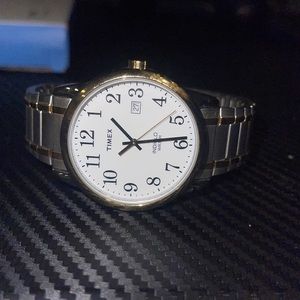 Timex gold and stainless steel water resistant watch